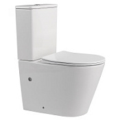 Унитаз-компакт ABBER Bequem AC1112 безободковый, белый