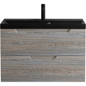 Тумба с раковиной BelBagno Vittoria VITTORIA-900-2C-SO-PINO-P 90 Pino/черная раковина