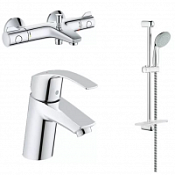 Комплект для ванной комнаты Grohe Eurosmart 124422 Комплект для ванной комнаты Grohe Eurosmart 124422
