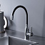 Смеситель Dorff Logic D3007622 для кухонной мойки черный - фото 4