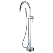 Смеситель Boheme Uno 469-CR для ванны с душем, напольный, хром