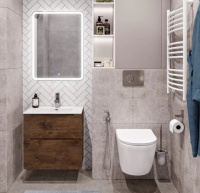 Мебель для ванной BelBagno Etna ETNA-H60-600-2C-SO-RW-P 60 Rovere Moro