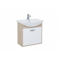 Тумба с раковиной Aquanet Грейс 00198375 60 дуб сонома, 1 ящик