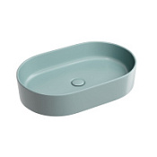 Раковина накладная Ceramica Nova Element CN6048MLG 60.8x38.5x12.2 зеленый матовый