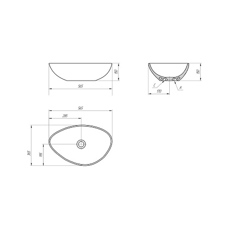 Раковина Cersanit Moduo Leaf 63571 55
