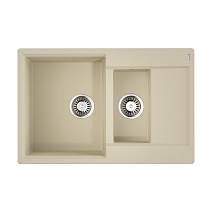Кухонная мойка Omoikiri Daisen 78-2T-BE 78x51x23 ваниль
