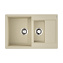 Кухонная мойка Omoikiri Daisen 78-2T-BE 78x51x23 ваниль