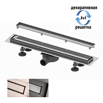 Душевой лоток Tece TECElinus 2 в 1 15103089 80 с основой для плитки, со стаканом, с мембраной Душевой лоток Tece TECElinus 2 в 1 15103089 80 с основой для плитки, со стаканом, с мембраной