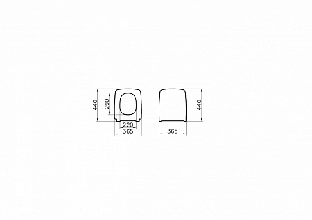 Комплект VitrA Metropole 9820B003-7201 4 в 1 