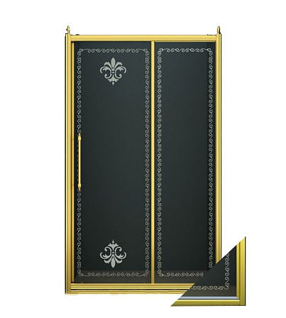 Душевая дверь в нишу Cezares Retro RETRO-BF-1-120-CP-G 120