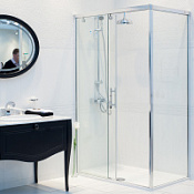 Душевой уголок Gutewetter Slide Rectan GK-863A 70х110х200 стекло бесцветное, профиль хром