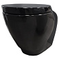 Чаша для унитаза приставного Simas Bohemien BO 01 nero черный