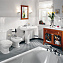 Унитаз-компакт Villeroy & Boch Hommage 666210R1 CeramicPlus альпийский белый/лаутнь - фото 4