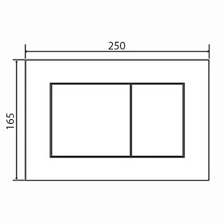 Кнопка смыва Timo Reko FP-004W белый
