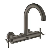 Смеситель Grohe Atrio 25010AL3 для ванны с душем тёмный графит матовый