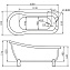 Акриловая ванна BelBagno BB20-1700 168x72 белый - фото 2