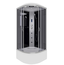 Душевая кабина Niagara Classic NG-2507-14F 80x80x215 стекло тонированное/профиль серебро