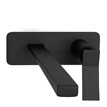 Смеситель IB Rubinetterie Wave EWA206NP для раковины, черный матовый Смеситель IB Rubinetterie Wave EWA206NP для раковины, черный матовый