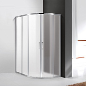 Душевой уголок Cezares Molveno MOLVENO-RH-2-120/100-P-Cr 120x100x195 стекло рифленое/профиль хром