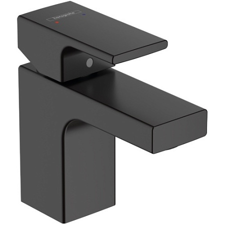 Смеситель Hansgrohe Vernis Shape 71567670 для раковины, черный матовый