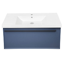 Тумба с раковиной La Fenice Elba FNC-01-ELB-BG-100 Blu Grigio синий матовый Тумба с раковиной La Fenice Elba FNC-01-ELB-BG-100 Blu Grigio синий матовый