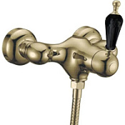 Смеситель Boheme Medici Ripresa 304-BSW для душа, бронза/черный Swarovski