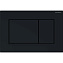 Кнопка смыва Geberit Sigma 30 115.883.DW.1 чёрный, декоративные полоски-чёрный матовый
