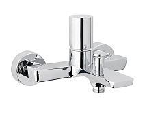 Смеситель AQG Tube 01TUB400CR для ванны, хром