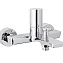 Смеситель AQG Tube 01TUB400CR для ванны, хром - фото 1
