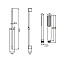 Душевой гарнитур Palazzani M Stick 9920C510G хром - фото 2