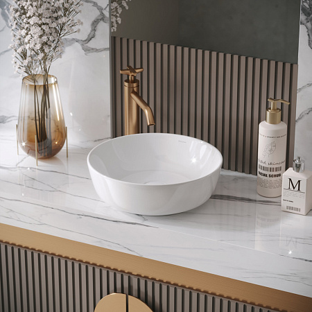 Мебельная раковина Grossman Style GR-3032 41.5x41.5x13 белый