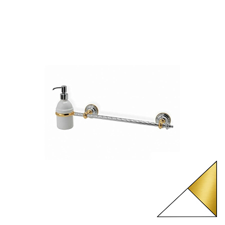 Полотенцедержатель Stil Haus Giunone G69D(04) белый/золото