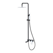 Душевая стойка Boheme Q 148-BCR черный/хром