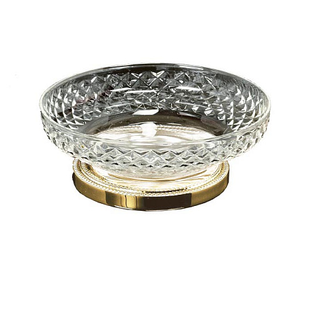 Мыльница Boheme Murano Cristal 10205 настольная, золото