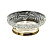 Мыльница Boheme Murano Cristal 10205 настольная, золото
