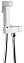 Гигиенический душ Emmevi 133/CR с запорным вентилем, хром