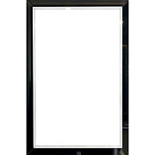 Зеркало Armadi Art Dolce 567-B 70х105 глянцевый черный