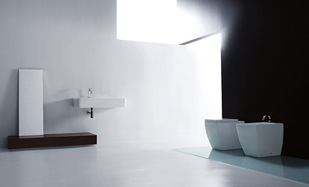 Чаша для унитаза приставного Kerasan Ego 321601 белый