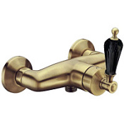 Смеситель Boheme Vogue 204-BSW для душа, бронза/черный Swarovski