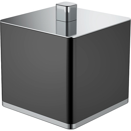 Диспенсер для ватных дисков Boheme 10964-B-CR хром/черный