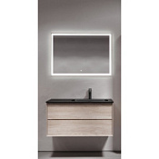 Мебель для ванной Sancos Marmi 2.0 MR2.0100REG 100 R дуб галифакс натуральный/черный