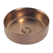 Раковина накладная ABBER Bequem AC2108MRG золото розовое матовое