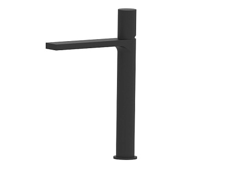 Смеситель AQG Tube 01TUB120NG для раковины, черный матовый