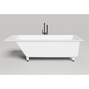 Ванна Salini Cascata Kit 104513M 180х80 материал S-Sense, белый матовый