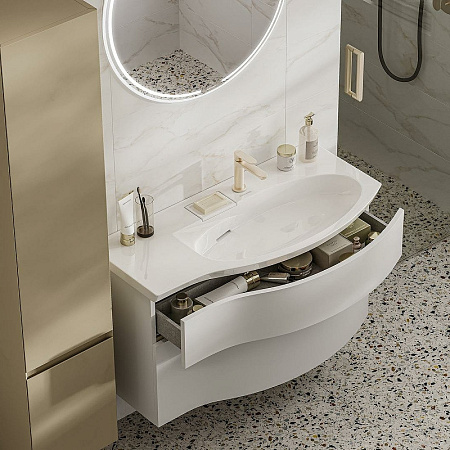 Раковина Kerama Marazzi Riva RV.wb.100Rh R белый глянцевый