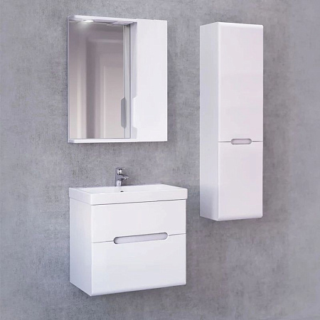 Шкаф-пенал Jorno Moduo Slim Mod.04.115/P/W 30 белый