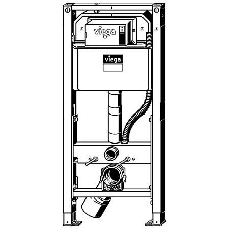 Система инсталляции для унитазов Viega Prevista Dry 771997