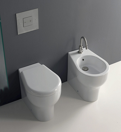 Крышка-сидение для унитаза Kerasan K09 368901bi/cr c микролифтом