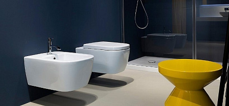 Унитаз подвесной Antonio Lupi Komodo с сиденьем микролифт, белый глянцевый