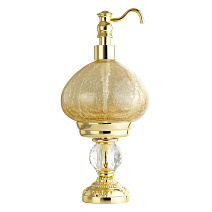 Дозатор Migliore Cristalia 16831 настольный, золото/swarovski
